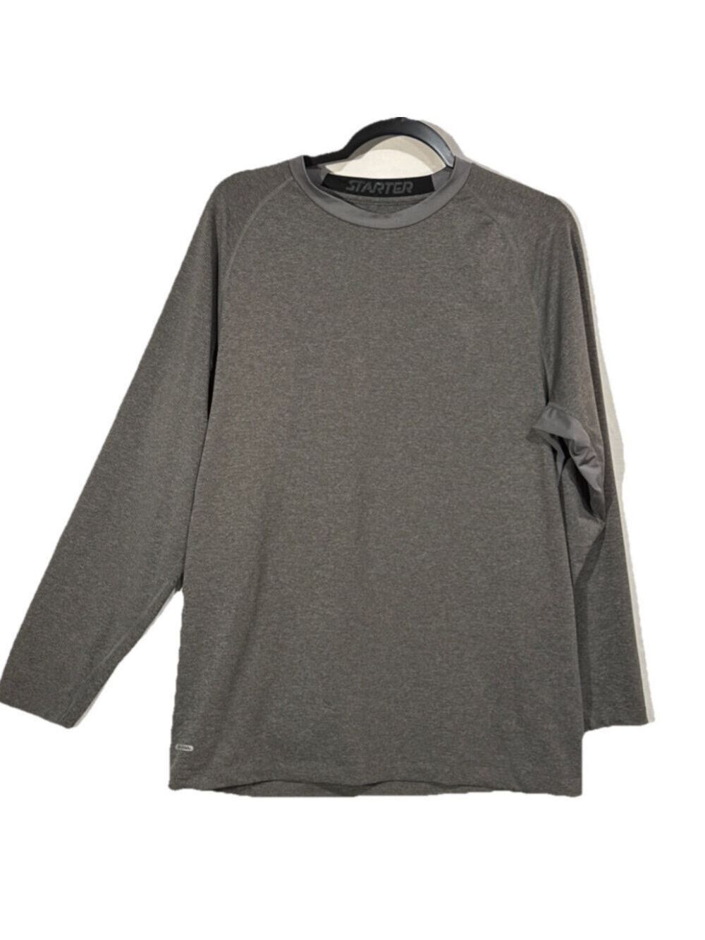 Starter Men's Long Sleeve Tee Gray Heather XL